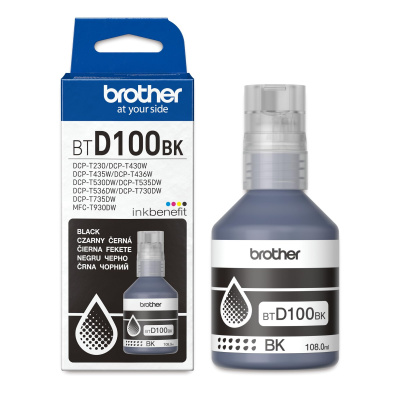 Brother BT-D100 BTD100BK fekete (black) eredeti tinta
