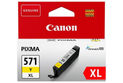 Canon CLI-571Y XL sárga (yellow) eredeti tintapatron
