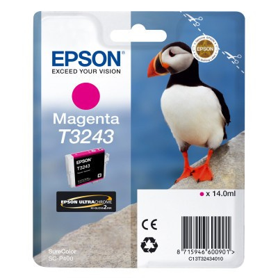Epson T32434010 bíborvörös (magenta) eredeti tintapatron
