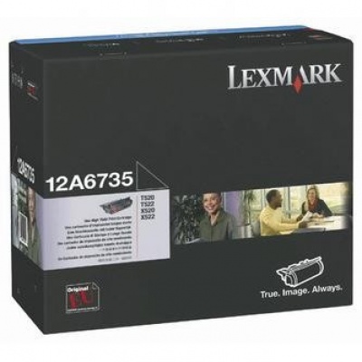 Lexmark 12A6735 fekete (black) eredeti toner
