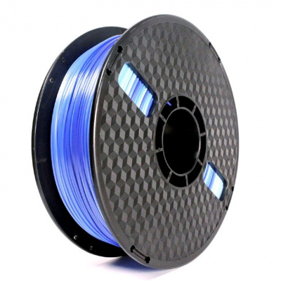 Gembird 3DP-PLA-SK-01-ICE, 3D filament, PLA Silk, 1,75mm, 1000g, Jégkék/Sötét kék (Icy blue/Dark blue)