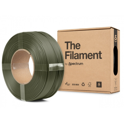 "The Filament" by Spectrum TF-24158, ReFill, PLA Matte, 1,75mm, 1000g, Zöld (Army green)
