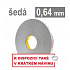 3M VHB™ 4936-P, vastagság 0,64 mm; világosszürke, kétoldalas, nagyon erős tapadású akril ragasztószalag 19 mm x 3 m