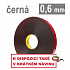 3M VHB™ 5925-F, tl. 0,6 mm; černá oboustranně silně lepicí akrylová páska 19 mm x 3 m