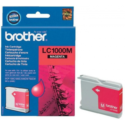 Brother LC-1000M bíborvörös (magenta) eredeti tintapatron