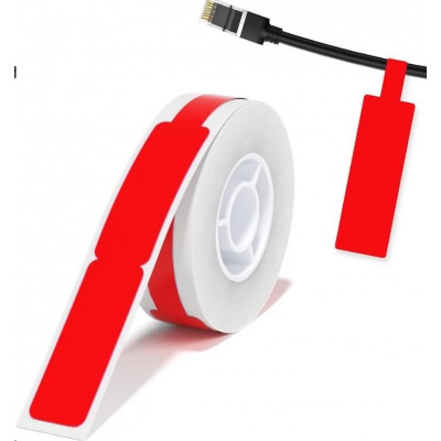 Niimbot A2K18638001, 12,5x109mm, 60db, piros öntapadó címkék kábelekhez