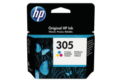 HP original ink 3YM60AE#301, tri-colour, blistr, 100 oldal, HP 305, HP DeskJet 2300, 2710, 2720, Plus 4100