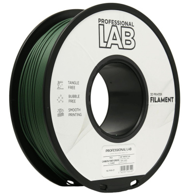 Professional Lab FG-P185-E1, 3D filament, PLA Carbon Fiber, 1,75mm, 1000g, Zöld (Green)