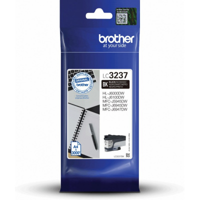 Brother LC-3237BK fekete (black) eredeti tintapatron
