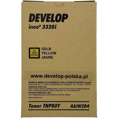 Develop TNP-80 AAJW2D4 sárga (yellow) eredeti toner