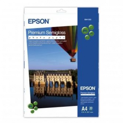 Epson C13S041332 Premium Semigloss Photo Paper, fotópapírok, polofényes, fehér, Stylus Photo 880, 2100, A4, 