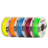 Spectrum 80889 3D filament, 5Pack PLA Crystal, 1,75mm, 5x250g, Többszínű (Blue, Yellow, Pink, Green, Orange)