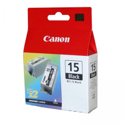 Canon BCI-15B 2 db fekete (black) eredeti tintapatron