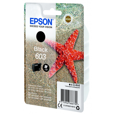 Epson 603 C13T03U14010 fekete (black) eredeti tintapatron