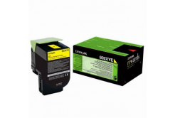 Lexmark 80C2XYE sárga (yellow) eredeti toner