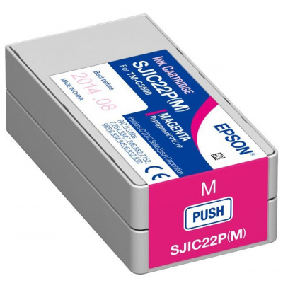 Epson GJIC5(M) C13S020565 pro ColorWordb, bíborvörös (magenta) eredeti tintapatron