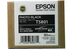 Epson T5801 foto fekete (photo black) eredeti tintapatron