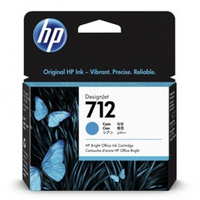 HP 712 3ED67A cián (cyan) eredeti tintapatron