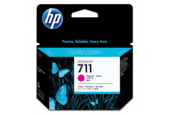 HP 711 CZ135A 3 db bíborvörös (magenta) eredeti tintapatron