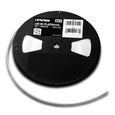 Lapos profil LM-KM4107 Max LM-550-hez, 10,7mm x 25m, fehér