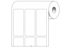 Brady BPT-625-499 / 217085, hőérzékeny papír címkék, 25.40 mm x 66.68 mm