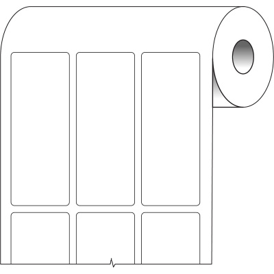 Brady BPT-625-499 / 217085, hőérzékeny papír címkék, 25.40 mm x 66.68 mm