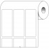 Brady BPT-625-499 / 217085, hőérzékeny papír címkék, 25.40 mm x 66.68 mm