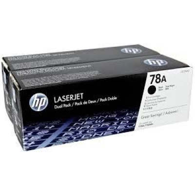 HP 78A CE278AD dualpack fekete (black) eredeti toner