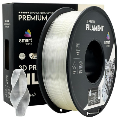 Smart Print FG-S20-E1, 3D filament, HS-PLA, 1,75mm, 1000g, Átlátszó (Transparent)