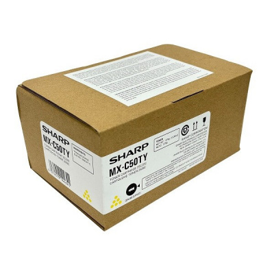 Sharp MXC50TY sárga (yellow) eredeti toner