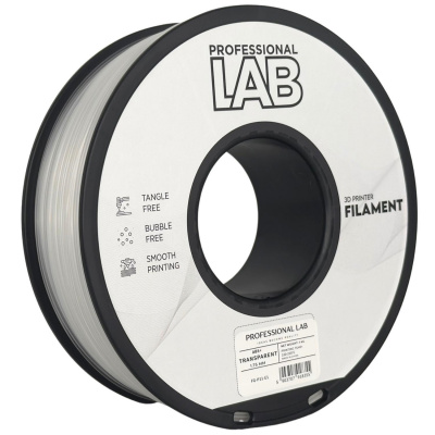 Professional Lab FG-P11-E1, 3D filament, ABS+, 1,75mm, 1000g, Átlátszó (Transparent)