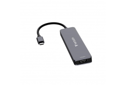 VERBATIM Dokkolóállomás USB-C, 7v1, HDMI, USB-C PD, USB-C, 2xUSB 3.0, SD a microSD, szürke