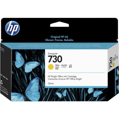 HP 730 P2V64A sárga (yellow) eredeti tintapatron