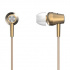 Genius HS-M360 31710008404, sluchátka, bez ovládání hlasitosti, zlaté, špuntová typ 3.5 mm jack