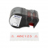 Brady M5C-1500-595-WT-RD / 170945, 38.10 mm x 7.62 m, vinil, piros nyomtatás / fehér alapon