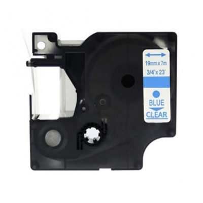 Dymo 53714, 24mm x 7m kék nyomtatás / fehér alapon, kompatibilis szalag 