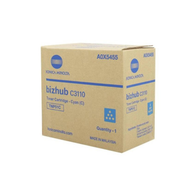 Konica Minolta TNP-51C cián (cyan) eredeti toner