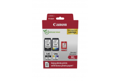 Canon PG-545XL/CL-546XL/GP-501 8286B011 színes (color) multipack eredeti patronok + fotópapírok 10x15