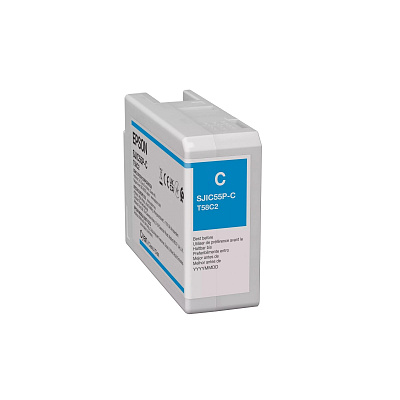 Epson SJIC55-C C13T58C240 ColorWorks készülékhez, ciánkék (cyan) eredeti patron