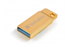 VERBATIM Flash Disk 64GB Metal Executive, USB 3.0, arany