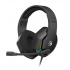 A4Tech Bloody G260P, mikrofonos fejhallgató, hangerőszabályzó, fekete, gamer fejhallgató, 3,5 mm-es jack + USB
