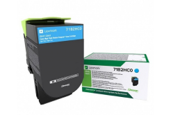 Lexmark 71B2HC0 cián (cyan) eredeti toner