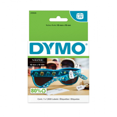 Dymo 2191635, 54mm x 11mm, 1500db, ékszerek árcédulái