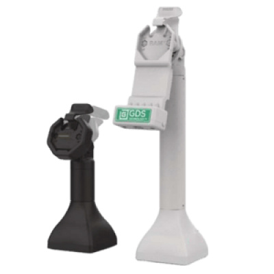 RAM Mounts GDS Uni-Conn Stand Docking Station (7“) with Key Locking (Right) - Rotatable & Tiltable - USB-C Connection - Gray