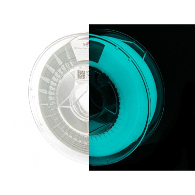 Spectrum 80537 3D filament, PET-G Glow in the Dark, 1,75mm, 1000g, Kék (Blue)