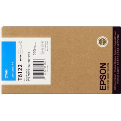 Epson T612200 cián (cyan) eredeti tintapatron