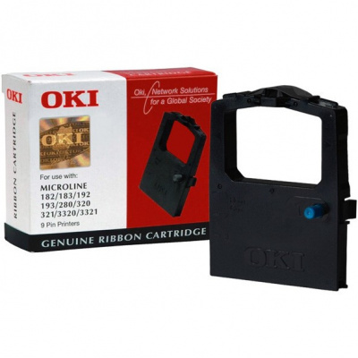 OKI 9002303, fekete, eredeti festékszalag