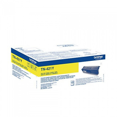 Brother TN-421Y sárga (yellow) eredeti toner