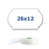 Árcímkék fogók címkézéséhez, 26mm x 12mm, 900db, fehér