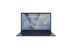 ASUS Vivobook 14/X1404VA-EB2277WZ/5-120U/14"/FHD/8GB/512GB/Intel int/W11H/Kék/2R